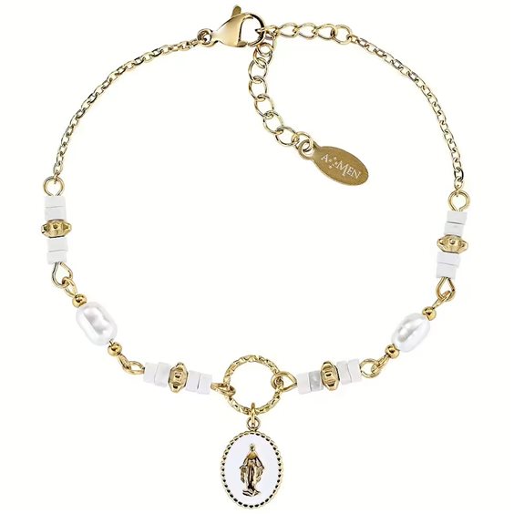 Armband Amen Dame Acciaio donna in Stahl Agata ACBR818404G - ACBR818404G